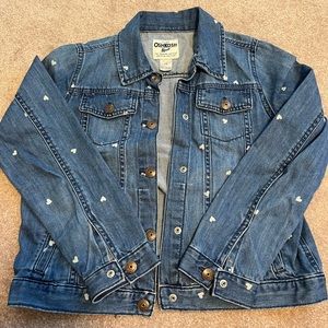 Jean coat with little hear